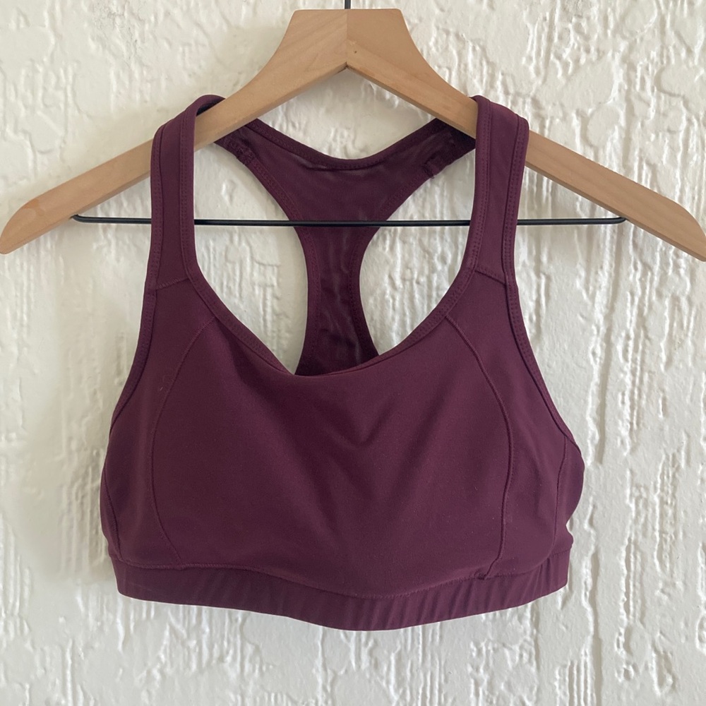 Avia Maroon Sports Bra Size Large